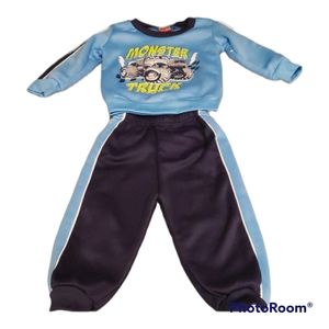 Monster Truck Sweat Suit Set, Size 24m